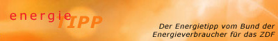 Banner energieTIPP für das ZDF